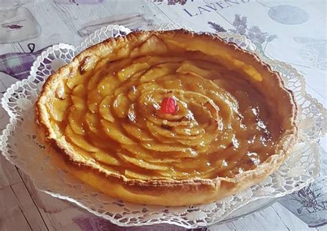 Tarta De Manzana Con Bechamel Dulce Receta De Hortensia Alvarez