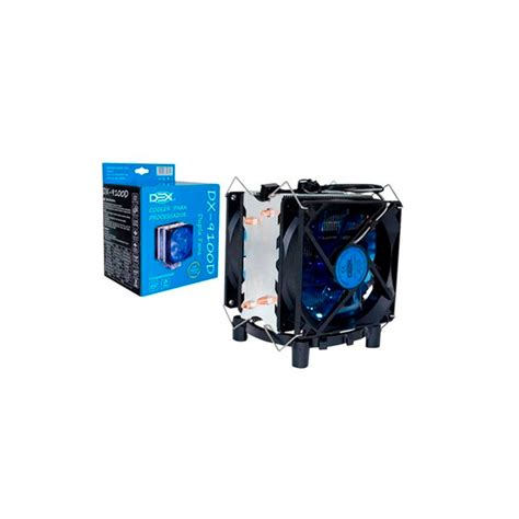 Cooler Gamer Universal Amd E Intel Led Azul Dex Dx Bem Vindo