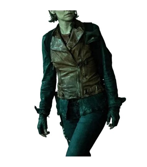 The Walking Dead Dead City Maggie Rhee Leather Vest