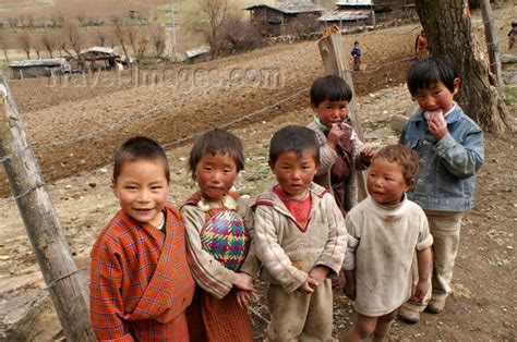 Bhutan Ura Village Children Photo By Aferrari Travel