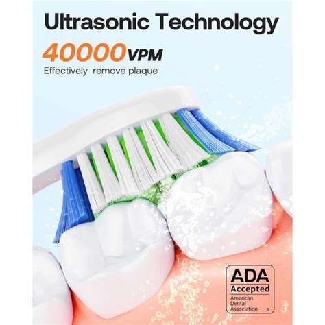 D2 Brosse À Dents Électrique Sonique Pour Adultes Et Enfants Brosse À