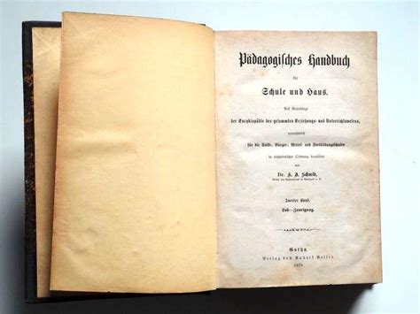 Pädagogisches Handbuch für Schule und Haus Auf Grundlage der