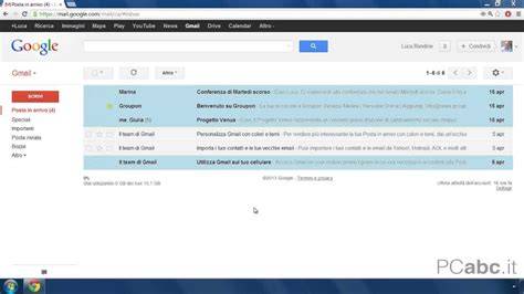 Posta In Arrivo Di Gmail Come Usare Gmail 6 18 YouTube