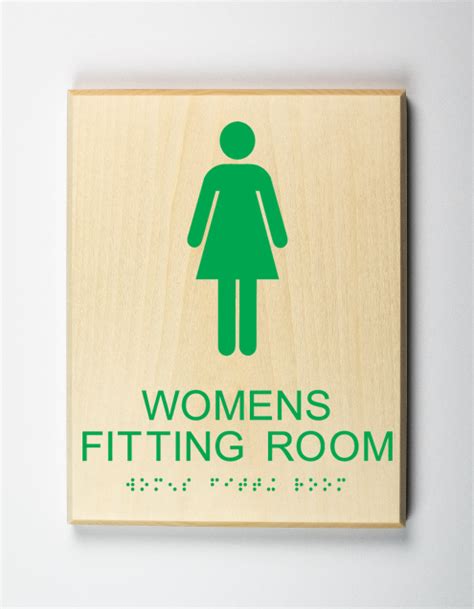 Womens Fitting Room Sign • Professional Ada Signage Online