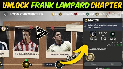 How To Unlock Frank Lampard Chapter Mystery Icon Chronicles In Ea Fc