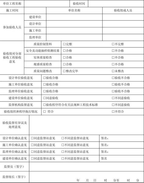 建筑节能分部工程质量验收监督记录表word文档在线阅读与下载无忧文档