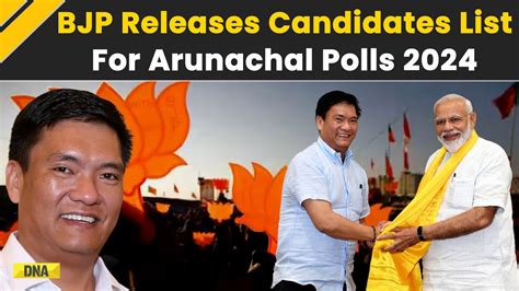 Arunachal Pradesh Polls 2024 Bjp Declares Candidates For All 60 Seats