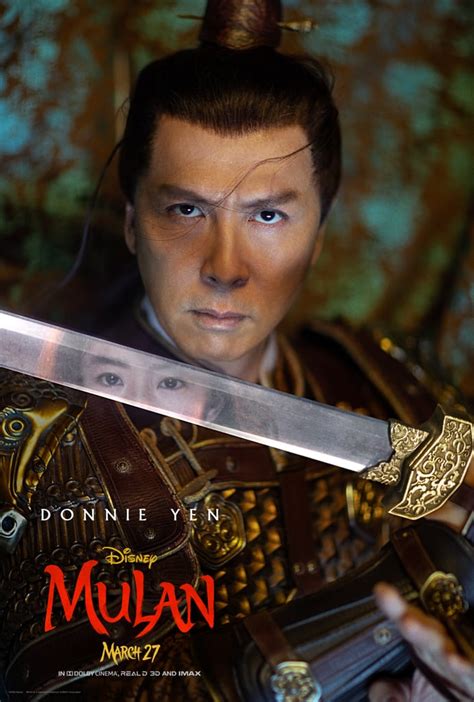 Donnie Yen As Commander Tung Disney S Live Action Mulan Character