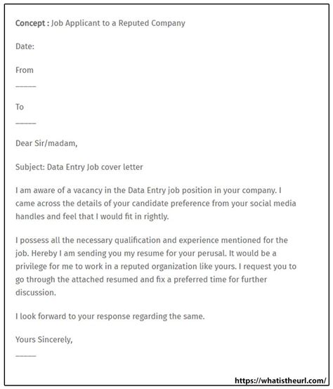 Data Entry Job Cover Letter Artofit