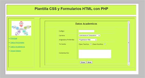 Clases De Contrato De Trabajo Formularios Css Plantillas