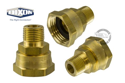 Dixon Brass Female Ght Swivel X Male Npt Adapter C Big River