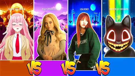 TOKA TOKA ANIME Vs Megan DOLLS Vs LISA MONEY Vs CARTOON CAT BAD KARMA