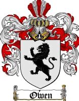 Owen Family Crest / Owen Coat of Arms - Tradebit