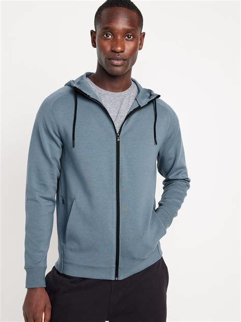 Dynamic Fleece Hidden Pocket Zip Hoodie For Men Old Navy