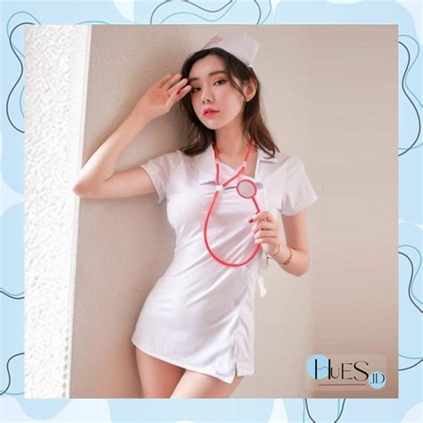 Jual Hues Id Lingerie Cosplay Perawat Seragam Wanita Costume Nurse