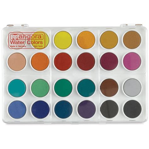 Talens Angora Opaque Watercolor Pan Set Set Of 24 Colors Pans Michaels