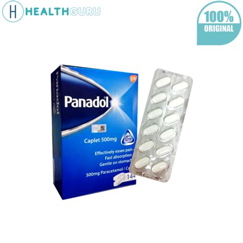 Healthguru Panadol Advance Caplet Panadol Advanced Paracetamol 36144