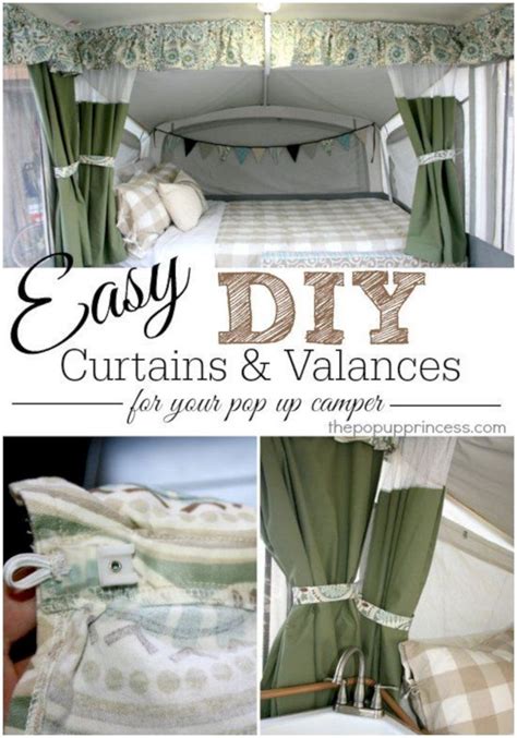 Coleman Pop Up Camper Curtains