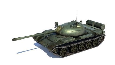 3D model Main Tank T-55A VR / AR / low-poly | CGTrader