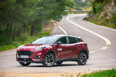 2023 Ford PUMA Vivid Ruby 1 0 L EcoBoost mHEV 155 PS Δοκιμή Τιμές