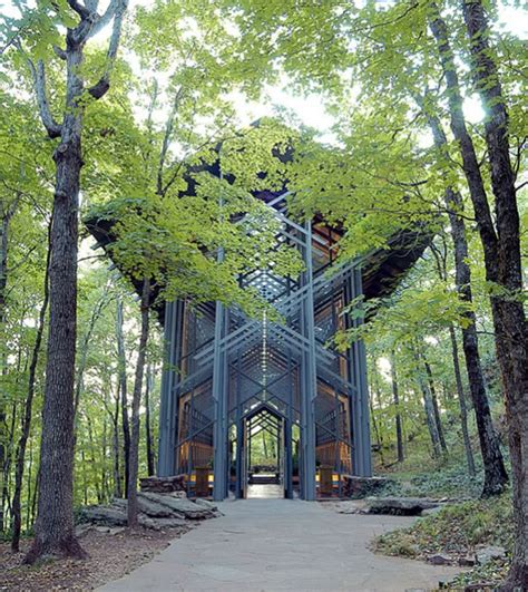 Thorncrown Chapel Architecture Fubiz Media