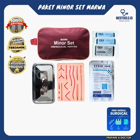 Jual Paket Minor Set Marwa Alat Bedah Minor Marwa Hecting Set Set