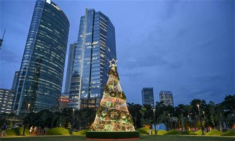 Jakarta Being Decorated For Christmas Celebrations Global Times