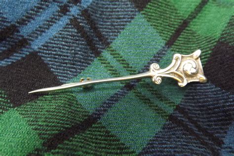 Kilt Pin Brooch Iona Hallmarked Silver Hamish Dawson Etsy