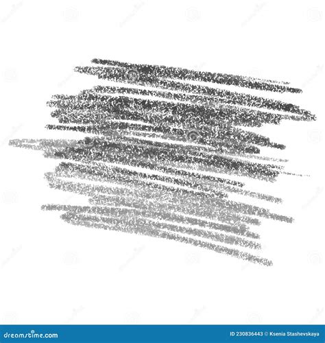 Crayon Scribble Background Vector Monochrome Pencil Texture Stock