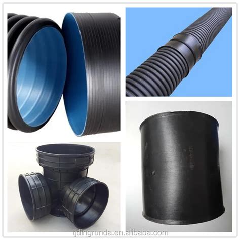 12 Inch Hdpe Double Wall Corrugated Perforated Drainage Plastic Culvert Pipe Buy Hdpe Double