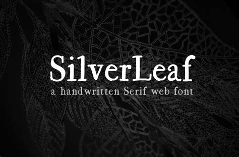 SilverLeaf Font - Dafont Free