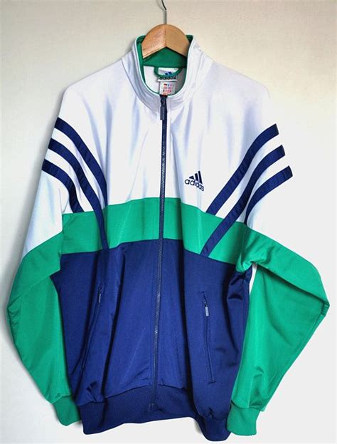 Vintage 90s Adidas Jacket Adidas 3 Stripes Jacket Mens Etsy Adidas