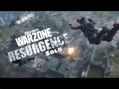 JE TENTE LE TOP 1 EN RÉSURGENCE SOLO Warzone 3 YouTube