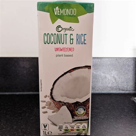 Vemondo Organic Coconut And Rice Drink Review Abillion