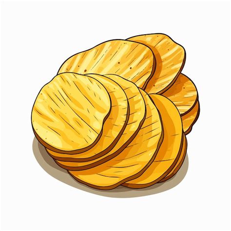 Premium Vector Potato Chips Illustration