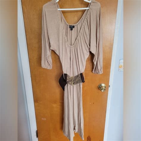 Bebe Dresses Bebe Nude Medium Dress Poshmark