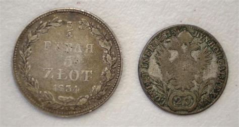 19th Century Silver Coins: Russian and Austrian Empire - Coins ...