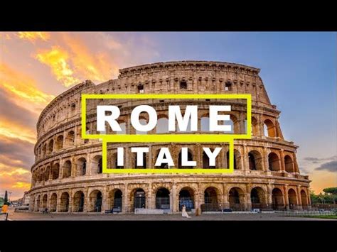 ROME COLOSSEUM PANTHEON VATICAN CITY TREVI FOUNTAIN ITALY