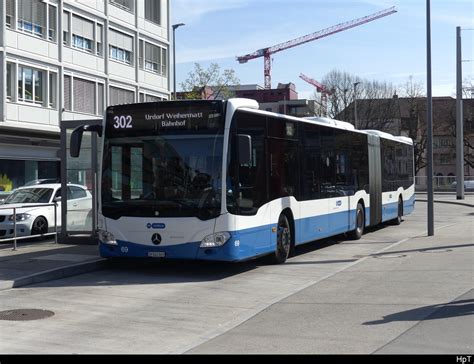 Vbz Mercedes Citaro Nr Zh Unterwegs Auf Der Linie In