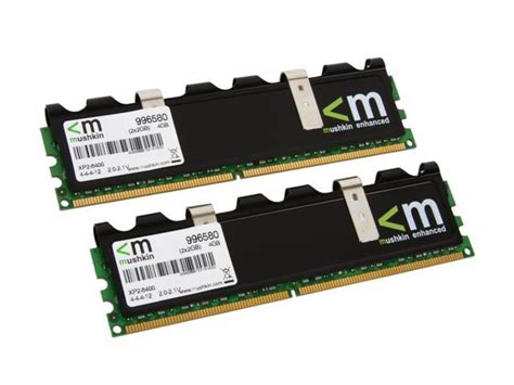 Mushkin Enhanced Blackline 4GB 2 X 2GB DDR2 800 PC2 6400 Dual