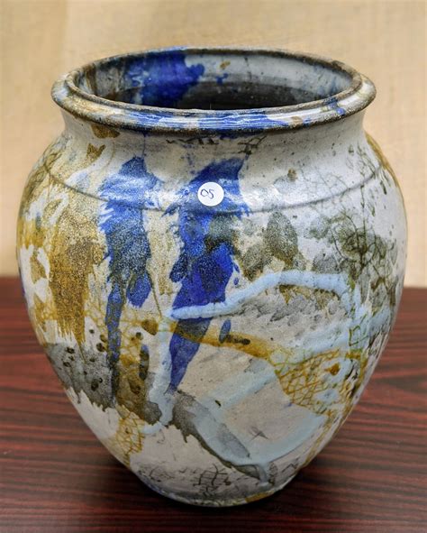 Handmade Ceramic Vase With Self Made Glaze Etsy