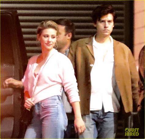 Photo: lili reinhart and cole sprouse show some sweet pda at dinner 07 ...