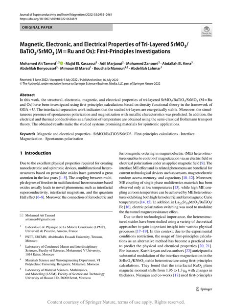 Magnetic Electronic And Electrical Properties Of Tri Layered SrMO3