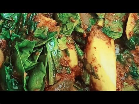 Aalu Palak Ki Bahut Hi Aasan Recipe Bahut Hi Jhatpat Banne Wali Aalu