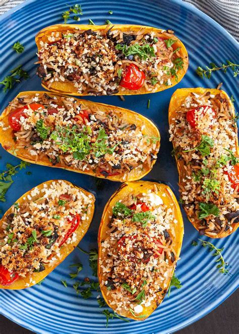 Stuffed Delicata Squash With Pancetta And Goat Cheese Recipe