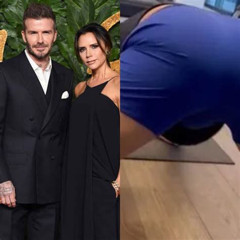 Victoria Beckham Shares Video Showing Her Husband Davids B Lls Escape