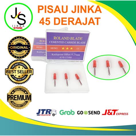 Jual Mata Pisau Jinka Roland Blade Derajat Isi Pcs Shopee