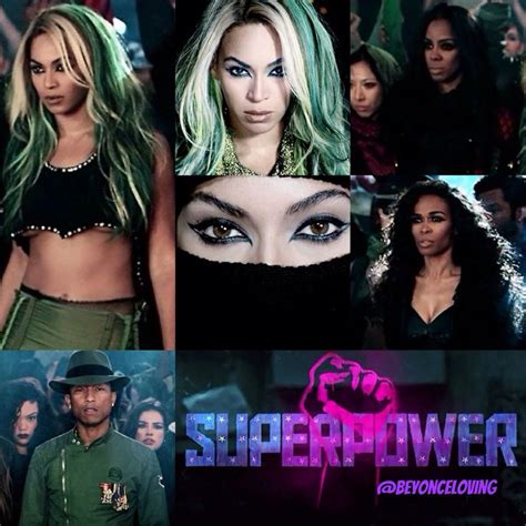 Beyonce "superpower" music video #pharrell | Beyonce queen, Pose for the camera, Beyonce