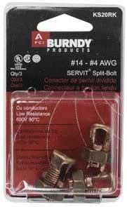 Burndy Servit Split Bolt Connector Pk Electrical Split Bolt