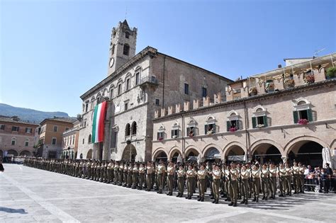 Giuramento In Forma Solenne Dei Soldati Del In Piazza Del Popolo